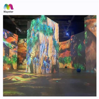 インタラクティブ タッチ ホログラム 3D 7D ホログラム レーザー プロジェクター