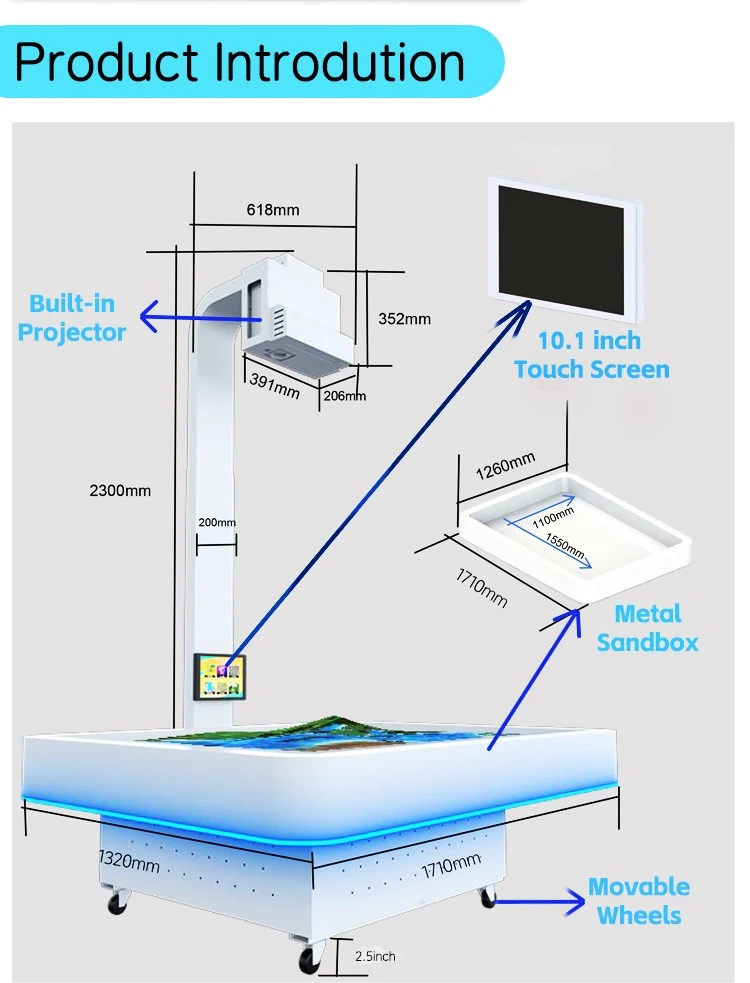 VR Interactive Sandbox Projection
